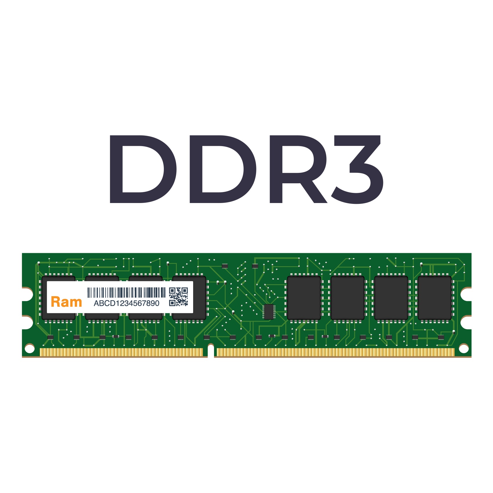 DDR3 رم لپ تاپ 4 گیگابایت هاینیکس RAM DDR3 1333Mhz 10600S PC3