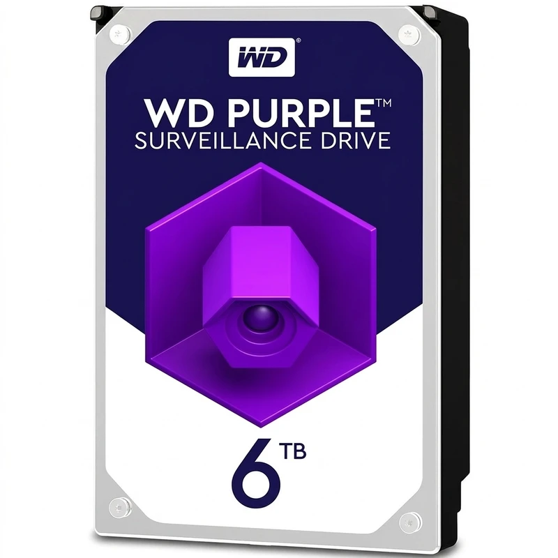 هارددیسک اینترنال وسترن دیجیتال مدل Purple WD60PURZ ظرفیت 6 ترابایت